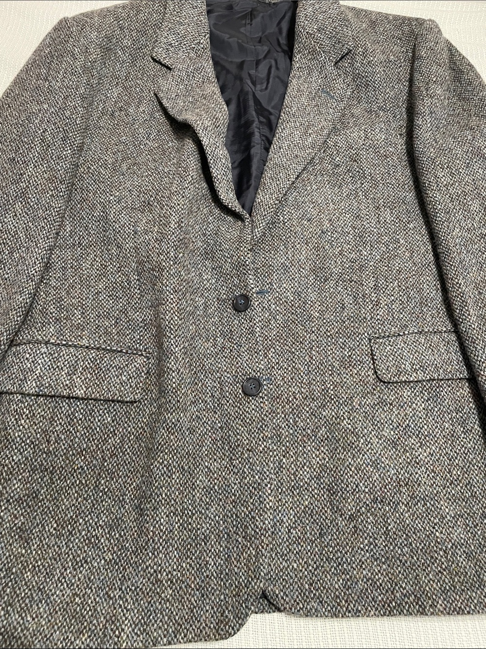 Men's Tweed Sport Coat Blazer in Brown and Gray